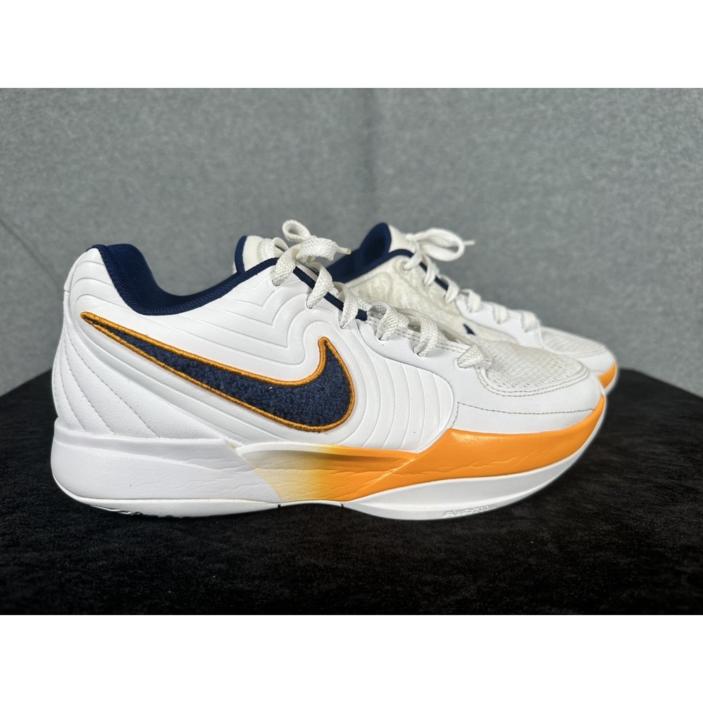 Nike Ja 2 Murray State IF1606-101 White Navy Gold Basketball Shoes Men's 9.5